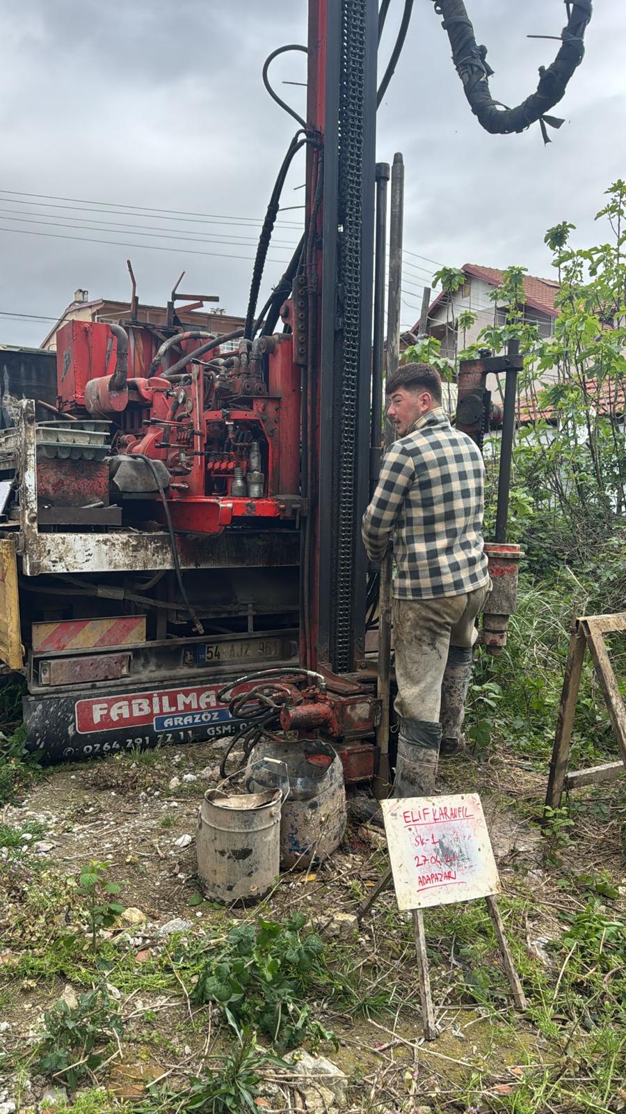 Adapazarı Yenigün Mahallesi Sondaj ve Zemin Etüdü Çalışmalarımız